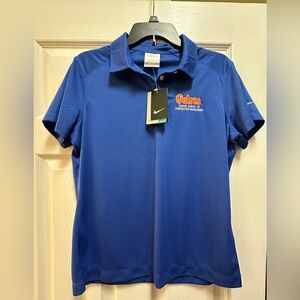 NIKE GOLF Dri Fit Women's Polo Shirt Size L Florida Gators Theme 354064…